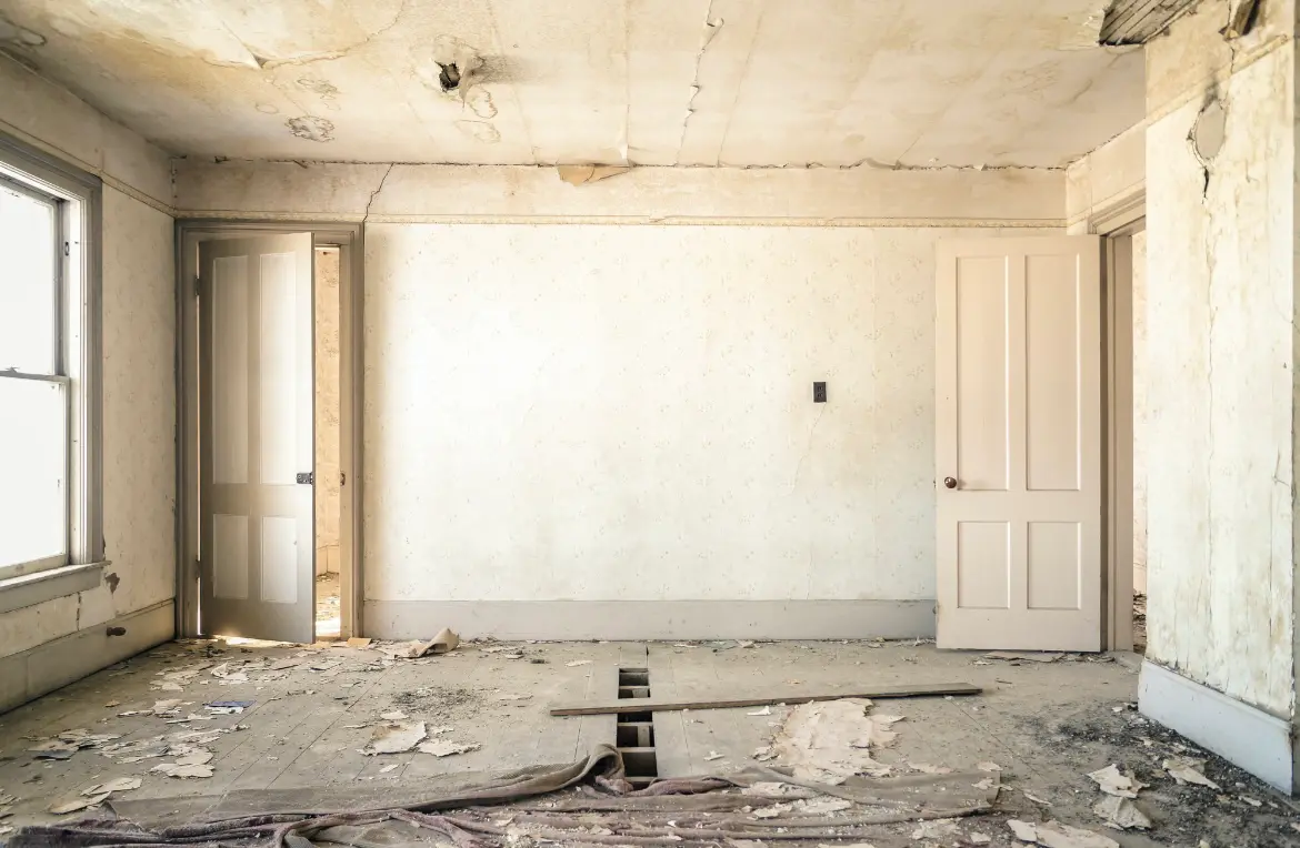 Waste disposal crew managing a cleanout project in Farragut